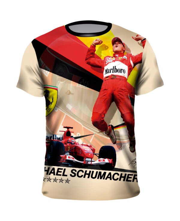 REMERA MICHAEL SCHUMACHER FÓRMULA 1 - Imagen 1