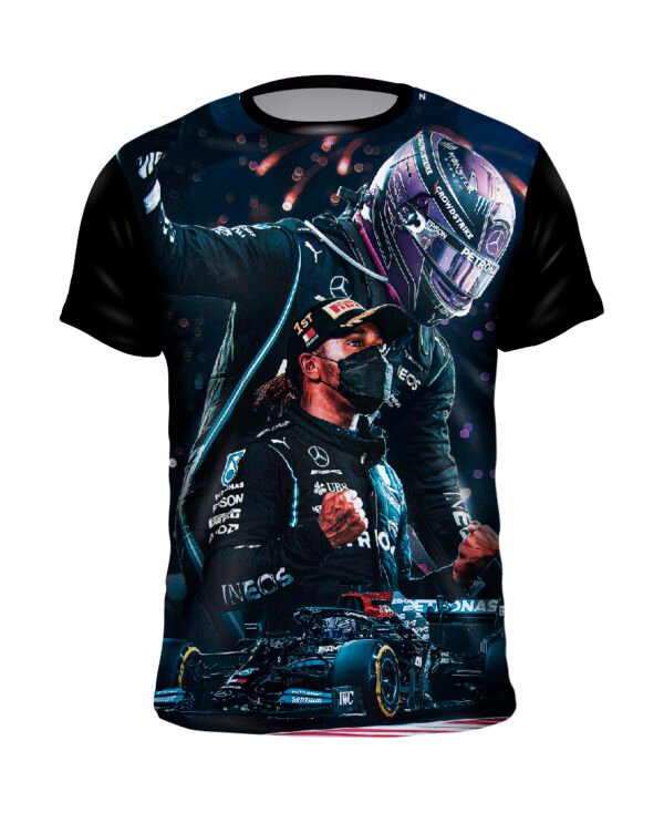 REMERA LEWIS HALMINTON FÓRMULA 1 - Imagen 1