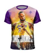 REMERA LEBRON JAMES LAKERS