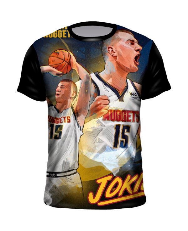 REMERA NIKOLA JOKIC DENVER NUGGEST - Imagen 1